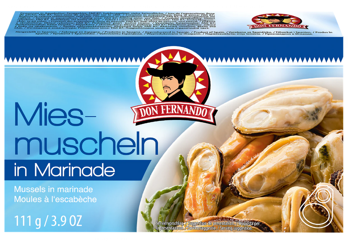 D.FERNANDO BLUE MUSSEL IN MARINADE 111G